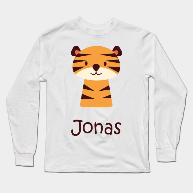 Jonas sticker Long Sleeve T-Shirt by IDesign23